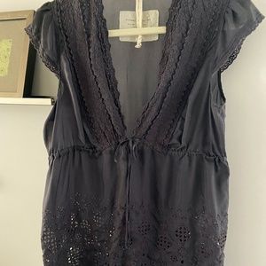 Vintage  Johnny Was Silk Tunic